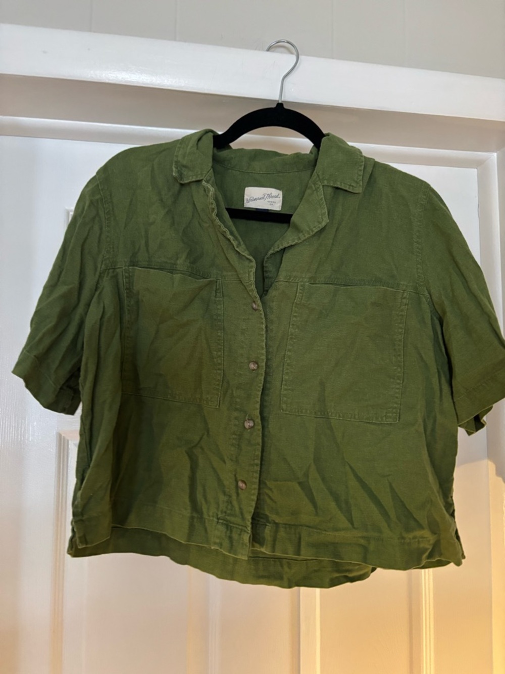 Universal Thread Green Collared Shirt